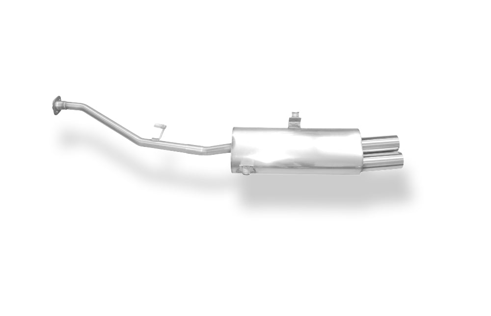 Fox passend fürBMW E30 316i/ 318i ab 9/87` Halbanlage ab Kat mit 2-Loch Flansch - 2x76 Typ 13