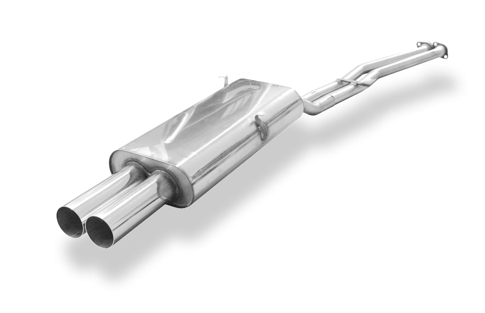 Fox passend fürBMW E30 320i/ 325i nicht Facelift Endschalldämpfer - 2x76 Typ 10