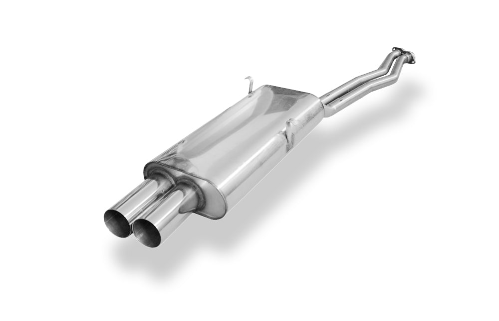 Fox passend fürBMW E30 320i/ 325i Facelift Endschalldämpfer - 2x76 Typ 10