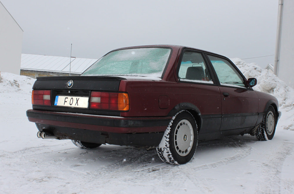Fox passend fürBMW E30 320i/ 325i Facelift Endschalldämpfer - 2x76 Typ 13