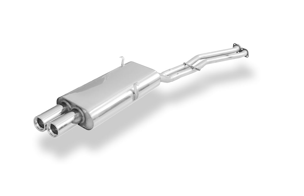 Fox passend fürBMW E30 320i/ 325i Facelift Endschalldämpfer - 2x76 Typ 13