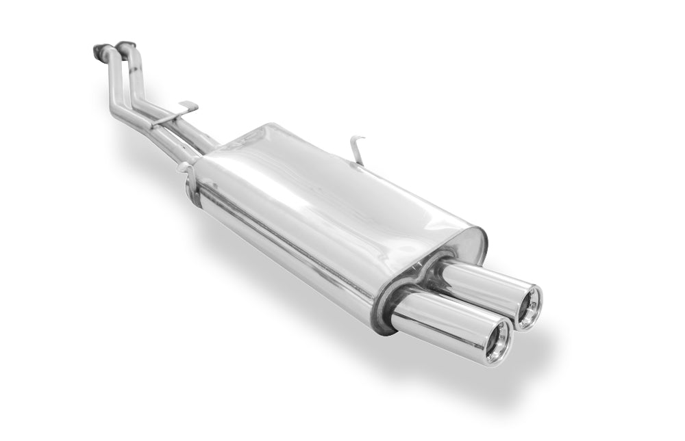 Fox passend fürBMW E30 320i/ 325i Facelift Endschalldämpfer - 2x76 Typ 13