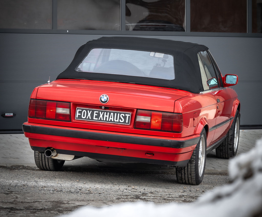 Fox passend für BMW E30 316i/318i Limousine/ Cabrio Endschalldämpfer - 1x80 Typ 24