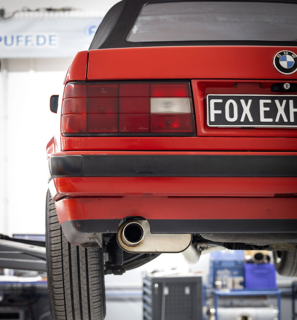 Fox passend fürBMW E30 316i/318i Limousine/ Cabrio Endschalldämpfer - 1x80 Typ 24