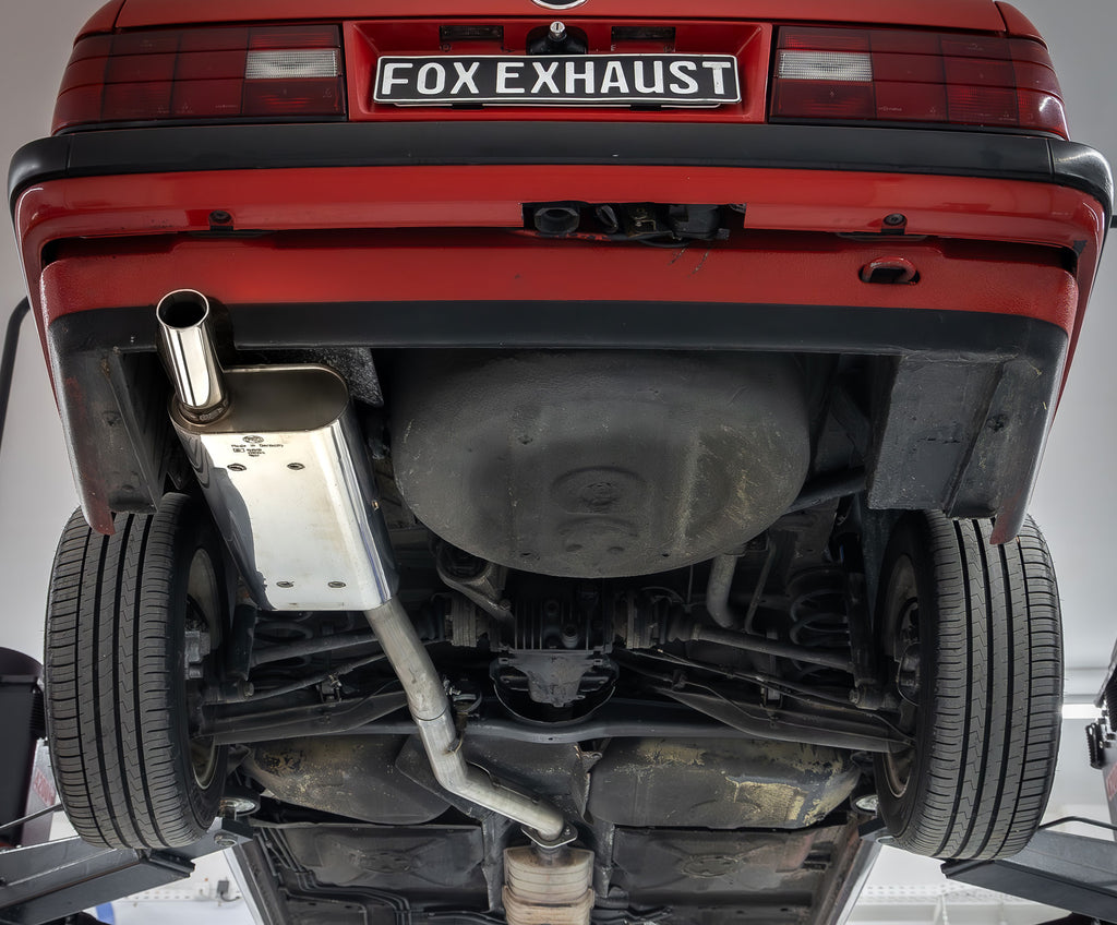 Fox passend fürBMW E30 316i/318i Limousine/ Cabrio Endschalldämpfer - 1x80 Typ 24