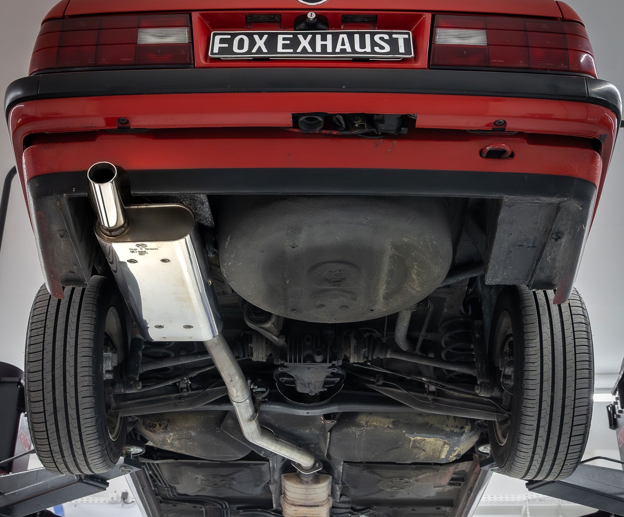 Fox passend fürBMW E30 316i/318i Limousine/ Cabrio Endschalldämpfer - 1x80 Typ 24