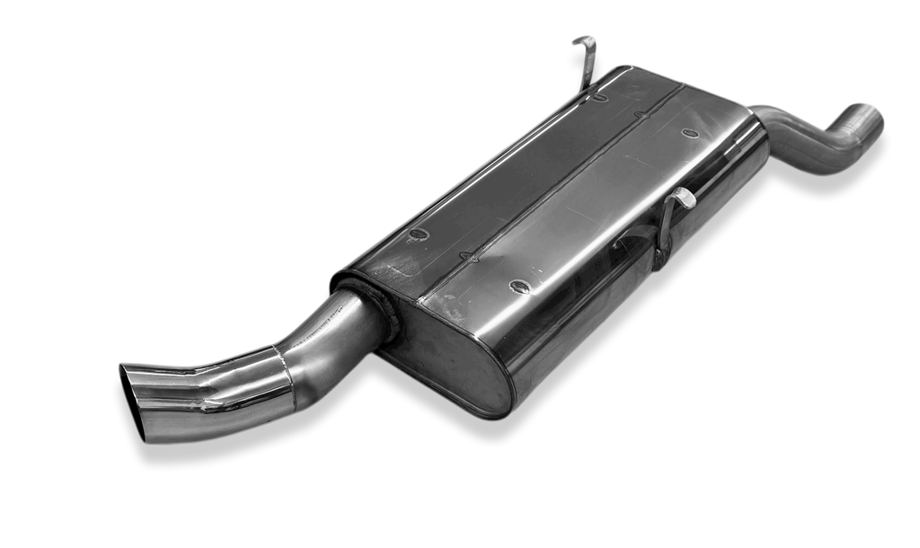 Fox passend fürBMW E30 318is M-Technik 2 Endschalldämpfer - 1x76 Typ 18