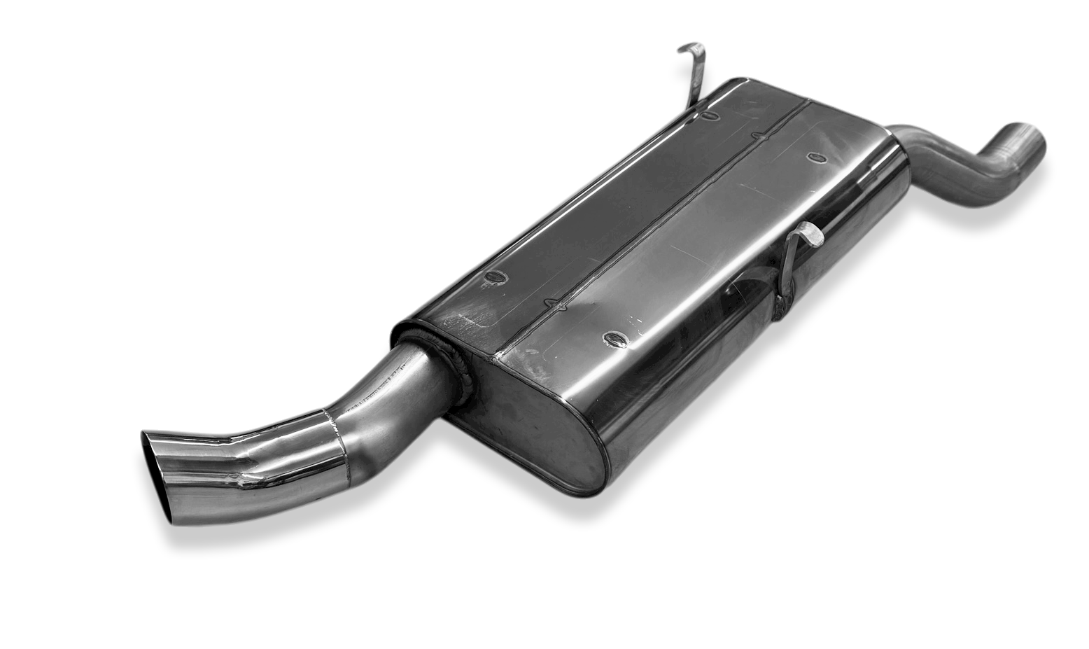 Fox passend fürBMW E30 318is M-Technik 2 Endschalldämpfer - 1x76 Typ 18
