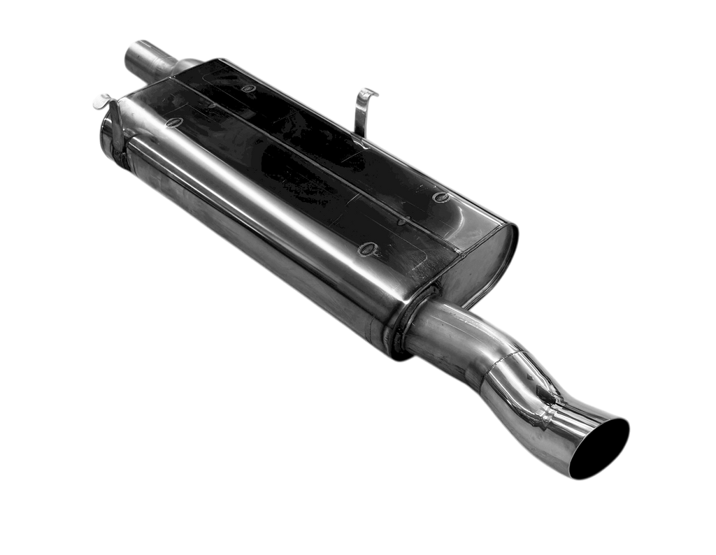 Fox passend fürBMW E30 318is M-Technik 2 Endschalldämpfer - 1x76 Typ 18