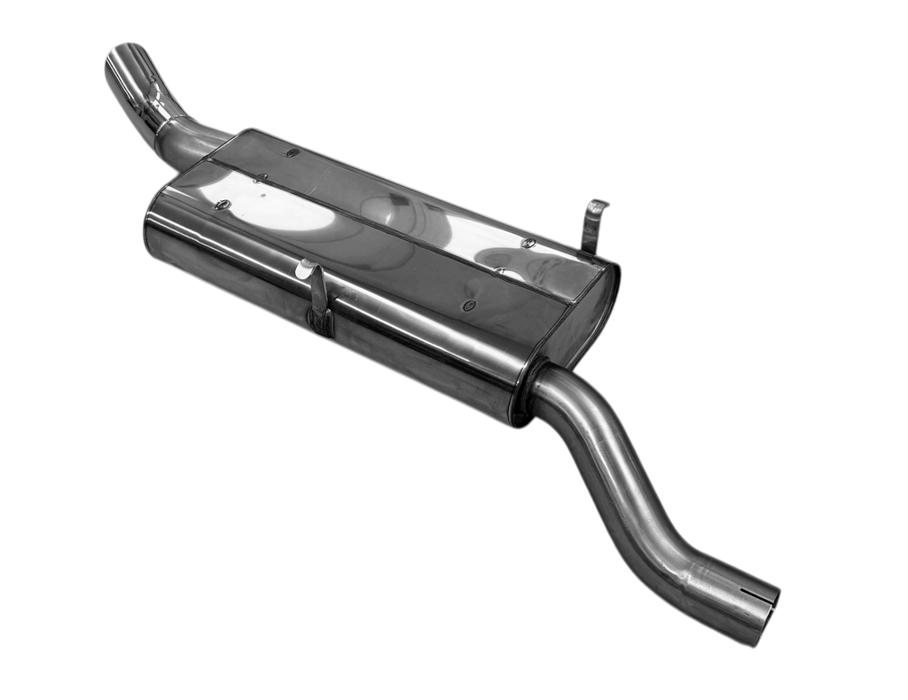 Fox passend fürBMW E30 318is M-Technik 2 Endschalldämpfer - 1x76 Typ 18
