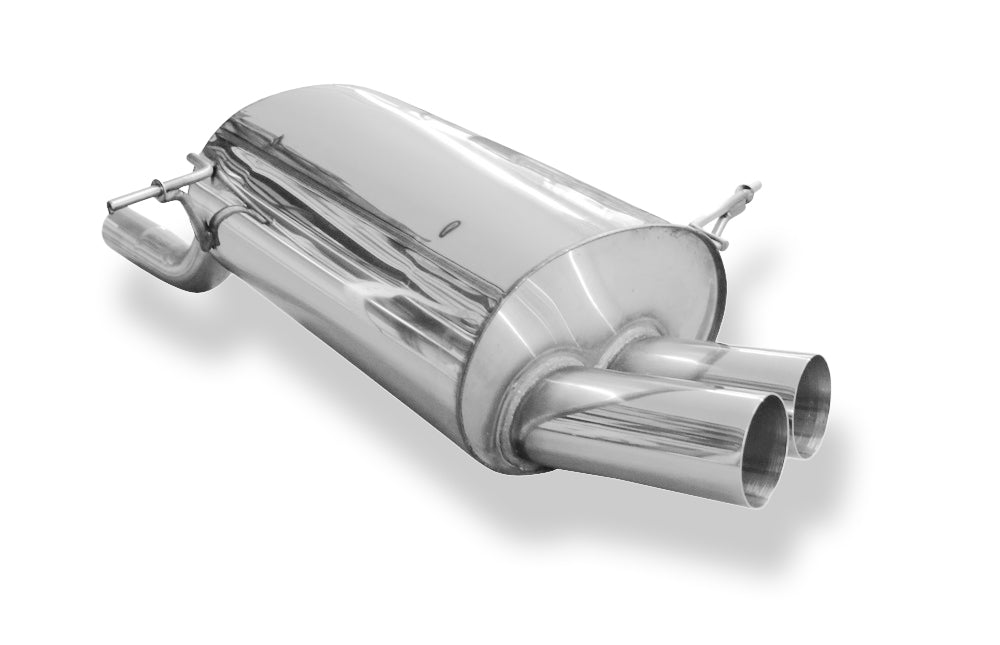Fox passend fürBMW E36 316Ti Endschalldämpfer - 2x76 Typ 10