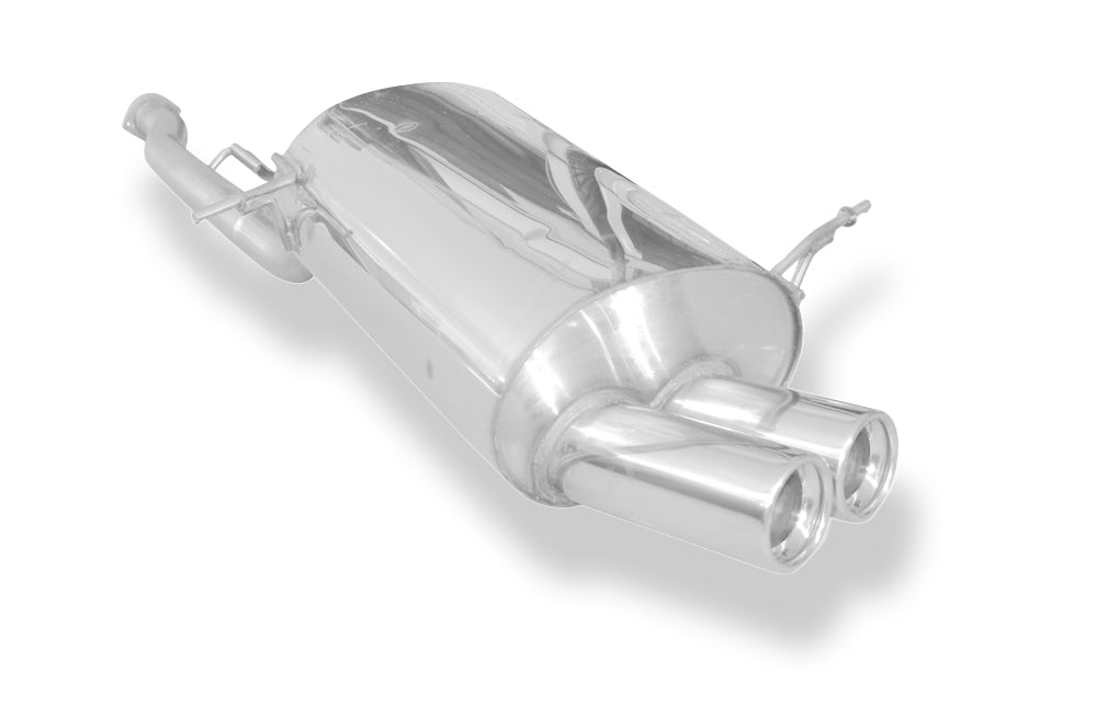 Fox passend fürBMW E36 316Ti Endschalldämpfer - 2x80 Typ 13