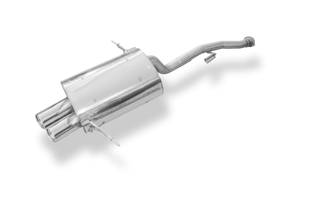 Fox passend fürBMW E36 316Ti Endschalldämpfer - 2x80 Typ 13