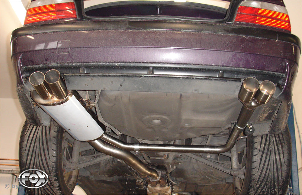 Fox passend für BMW E36 M3 Halbanlage rechts/links ab Kat  - 2x76 Typ 10 rechts/links