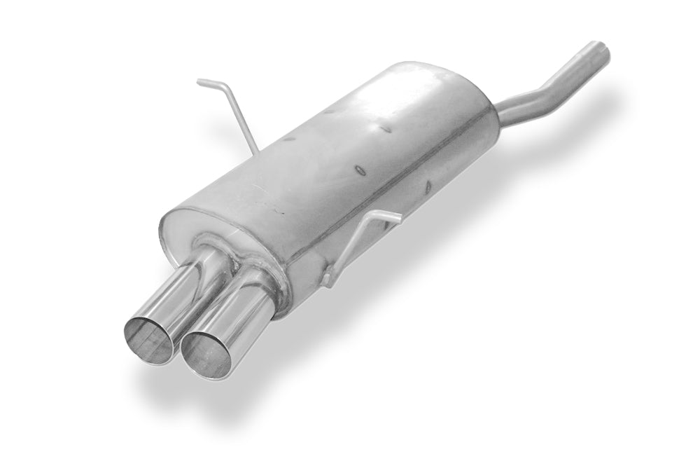 Fox passend fürBMW E46 316/ 318 Endschalldämpfer zweiflutig - 2x76 Typ 10