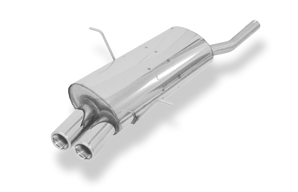 Fox passend fürBMW E46 316/ 318 Endschalldämpfer zweiflutig - 2x76 Typ 13
