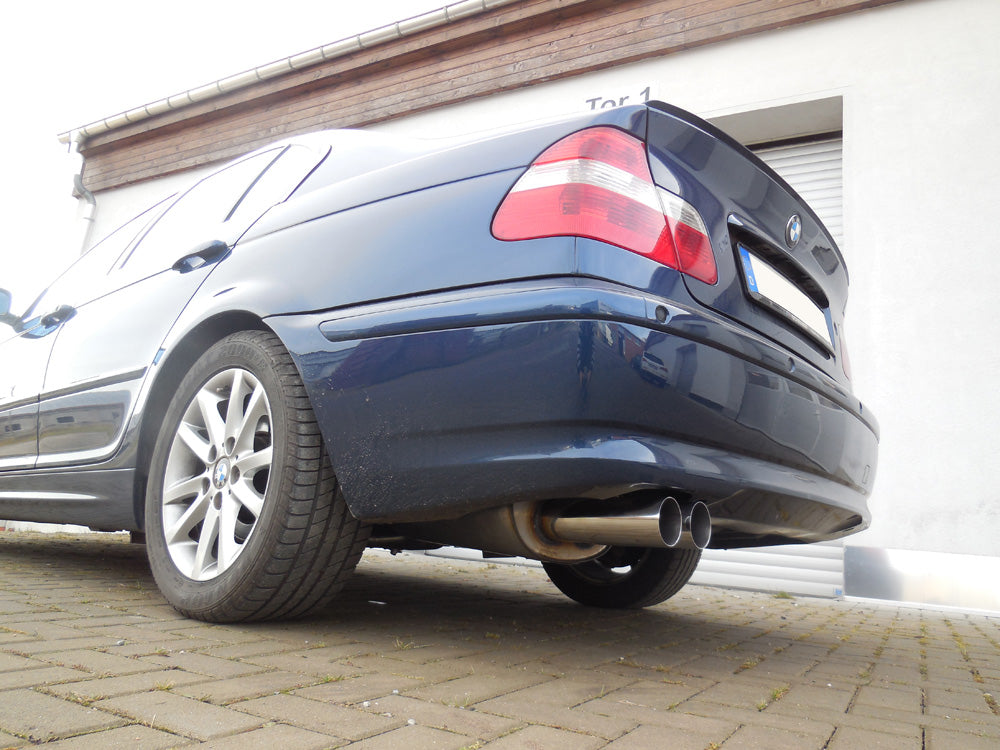 Fox passend fürBMW E46 320/ 323/ 325/ 328/ 330 Endschalldämpfer zweiflutig - 2x76 Typ 10