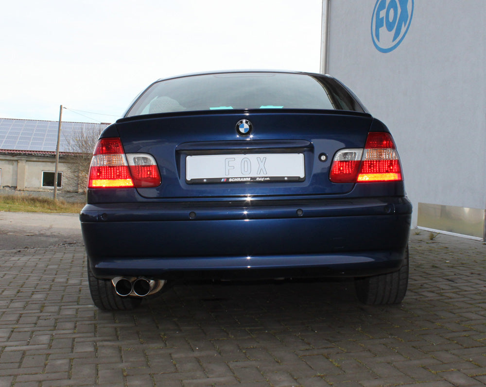 Fox passend fürBMW E46 320/ 323/ 325/ 328/ 330 Endschalldämpfer zweiflutig - 2x76 Typ 10