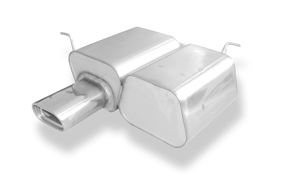 Fox passend fürBMW E46 316Ti/ 318Ti/ 325Ti Endschalldämpfer - 135x80 Typ 53
