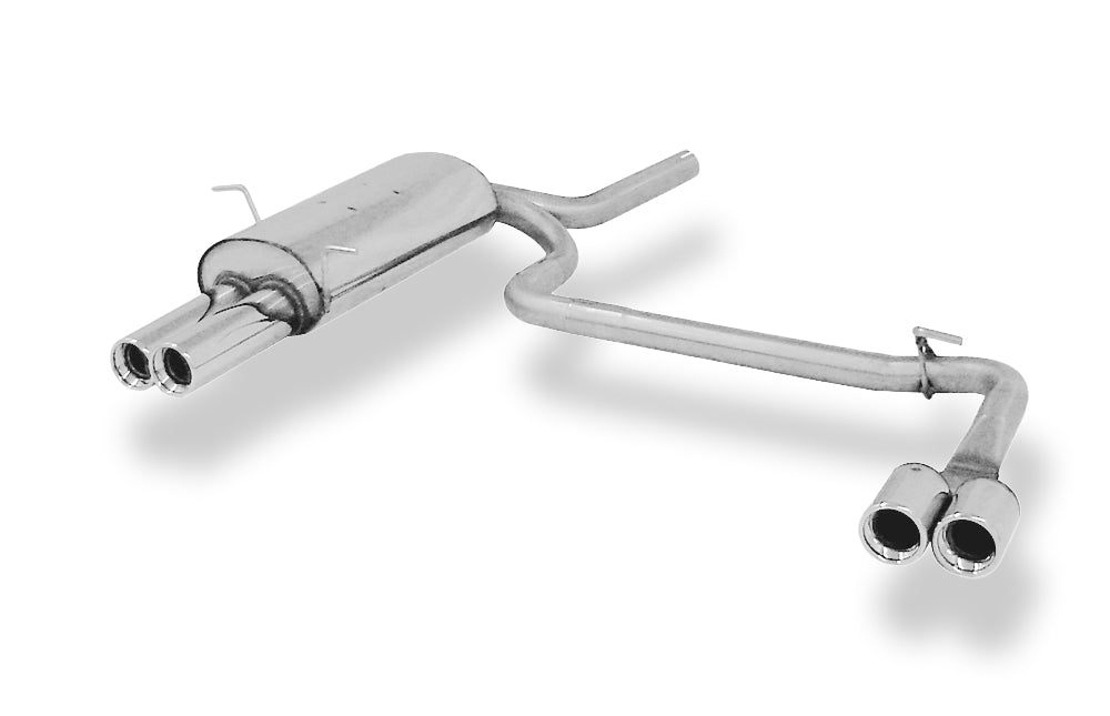 Fox passend fürBMW E46 316/ 318 Endschalldämpfer Ausgang rechts/links - 2x76 Typ 13 rechts/links