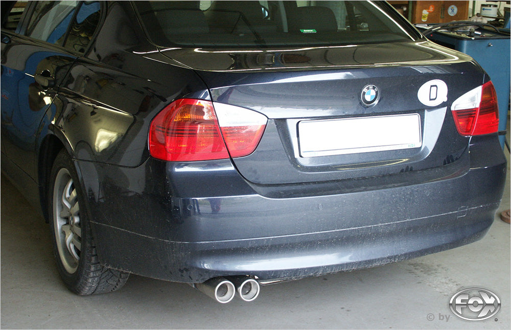 Fox passend fürBMW E90/91 318i/ 320i Endschalldämpfer - 2x76 Typ 13