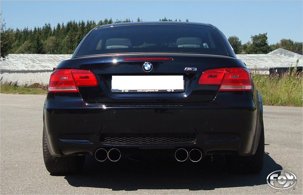 Fox passend fürBMW E92/93 M3 Coupe/ Cabrio Endschalldämpfer rechts/links - 2x90 Typ 10 rechts/links