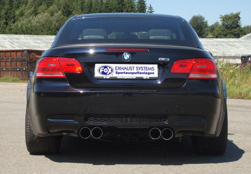 Fox passend fürBMW E93 M3 Cabrio - Super Sound Endschalldämpfer rechts/links - 2x90 Typ 10 rechts/links