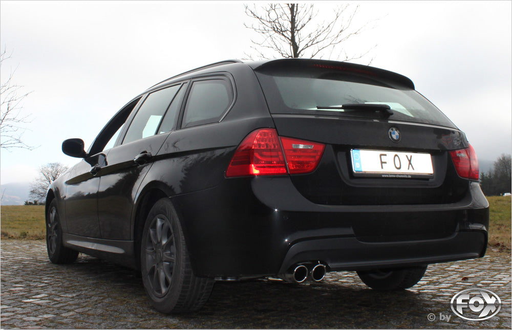 Fox passend fürBMW E90/91/92 - 320d Endschalldämpfer - 2x76 Typ 17
