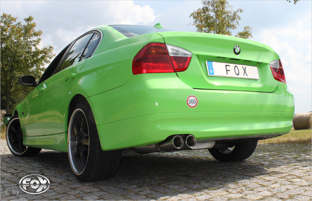 Fox passend fürBMW E90/91/92 - 330i Endschalldämpfer - 2x80 Typ 24