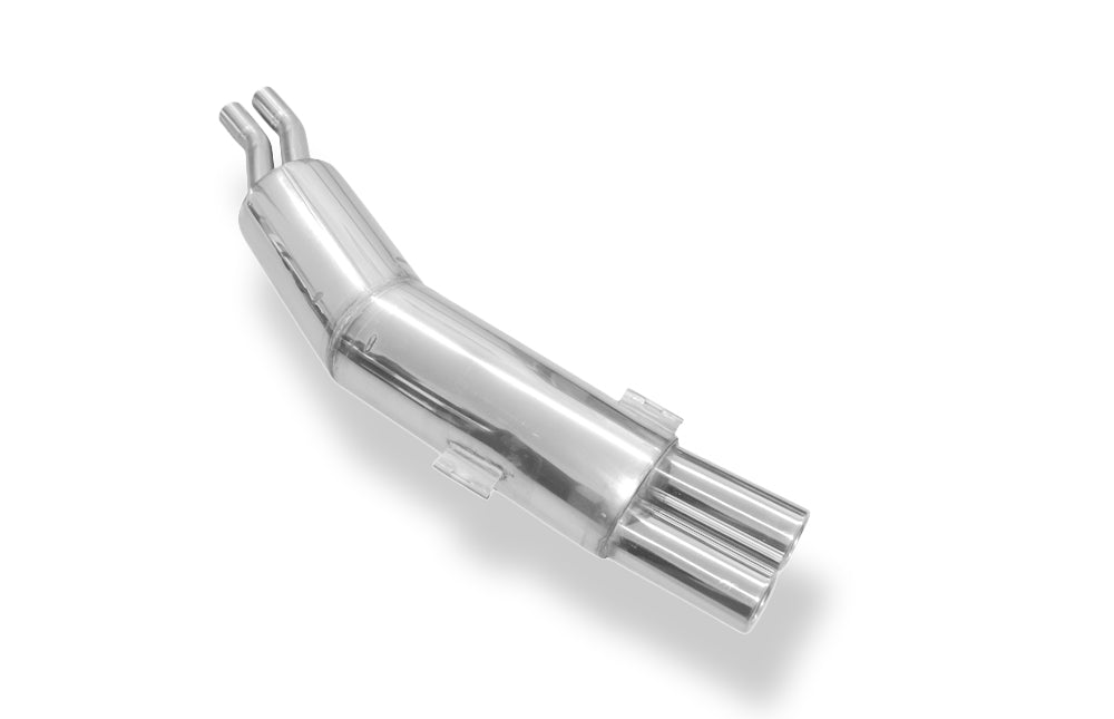 Fox passend fürBMW E34 525i/530i/535i Endschalldämpfer - 2x80 Typ 13