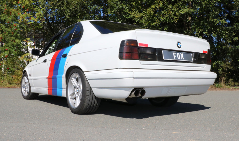 Fox passend fürBMW E34 525i/530i/535i Endschalldämpfer - 2x76 Typ 14