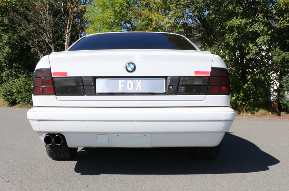 Fox passend für BMW E34 525i/530i/535i Endschalldämpfer - 2x76 Typ 14