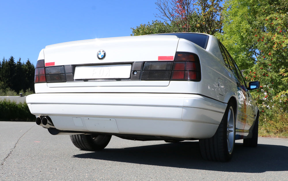 Fox passend fürBMW E34 525i/530i/535i Endschalldämpfer - 2x76 Typ 14