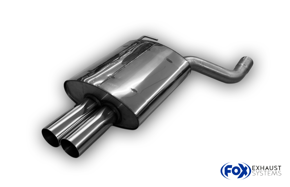 Fox passend fürBMW E39 520i/ 523i/ 525i/ 528i - Limousine Endschalldämpfer - 2x76 Typ 10