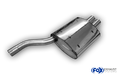 Fox passend für BMW E39 520i/ 523i/ 525i/ 528i - Limousine Endschalldämpfer - 2x76 Typ 10
