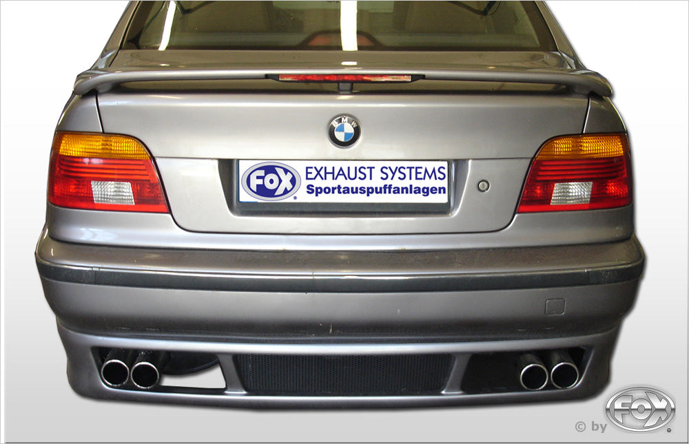 Fox passend fürBMW E39 520i/ 523i/ 525i/ 528i - Limousine Endschalldämpfer Ausgang rechts/links - 2x76 Typ 13 rechts/links
