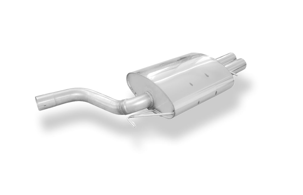 Fox passend fürBMW E60/61 - 520i/ 523i/ 525i/ 530i Endschalldämpfer - 2x76 Typ 10
