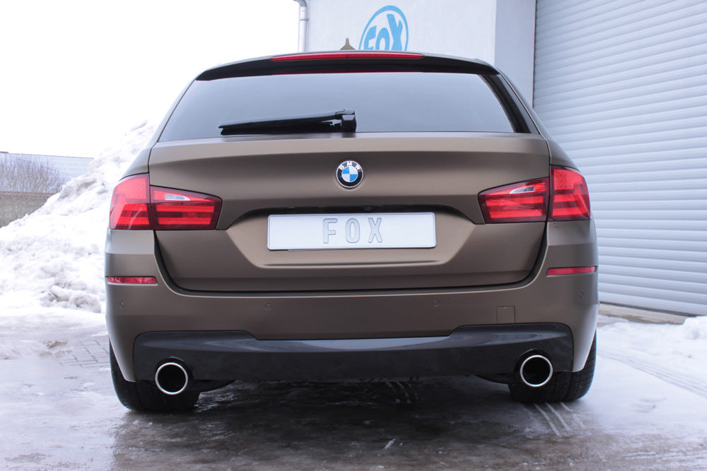 Fox passend für BMW F11 535d Endschalldämpfer rechts/links einflutig - 1x100 Typ 16 rechts/links