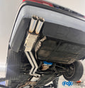 Fox passend für BMW E32 740i Endschalldämpfer und Vorschalldämpfer Ø2x63,5mm inkl. Montagematerial - 2x76 Typ 25