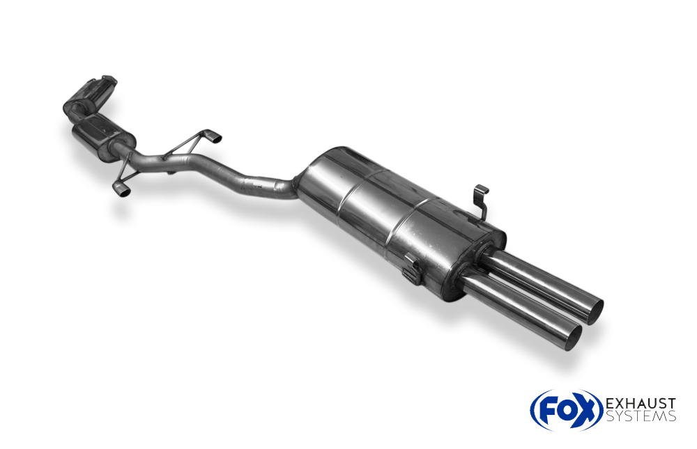 Fox passend für BMW E23 728i End- Mittel und Vorschalldämpfer - 2x63 Typ 14
