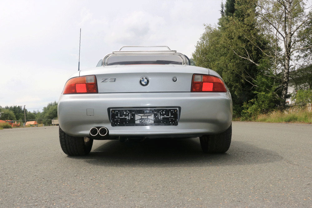 Fox passend fürBMW Z3 Roadster & Coupe - E36 Endschalldämpfer - 2x70 Typ 13