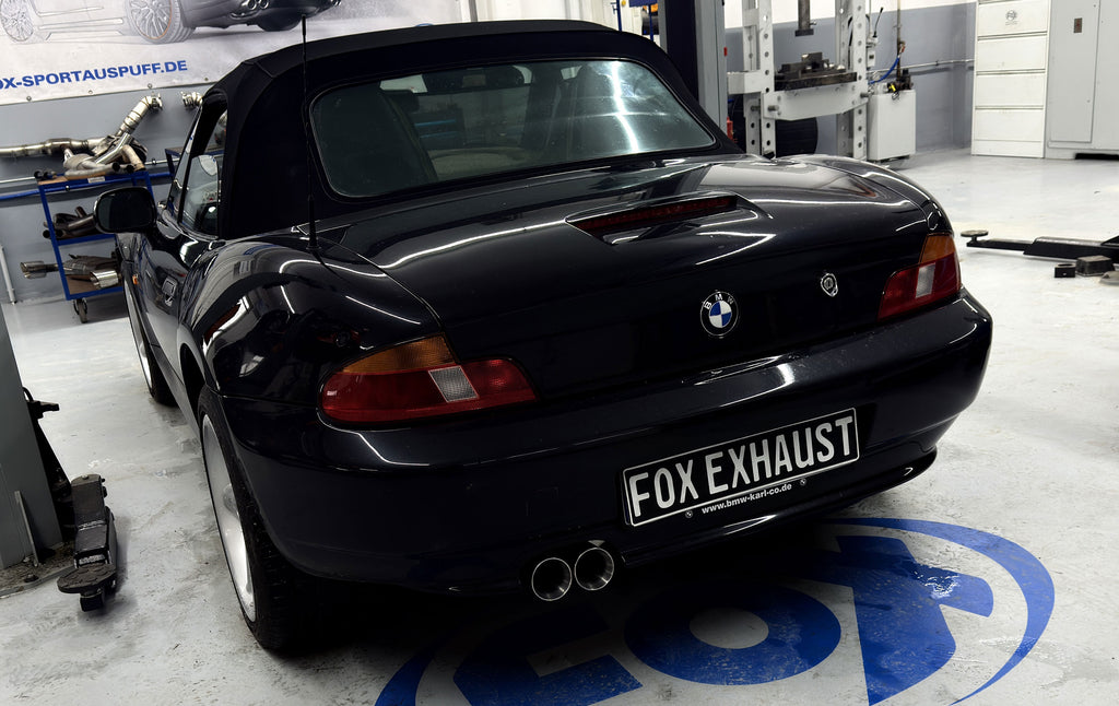 Fox passend fürBMW Z3 Roadster & Coupe - E36 Endschalldämpfer - 2x80 Typ 24