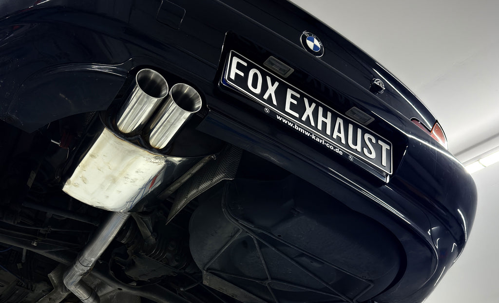 Fox passend fürBMW Z3 Roadster & Coupe - E36 Endschalldämpfer - 2x80 Typ 24