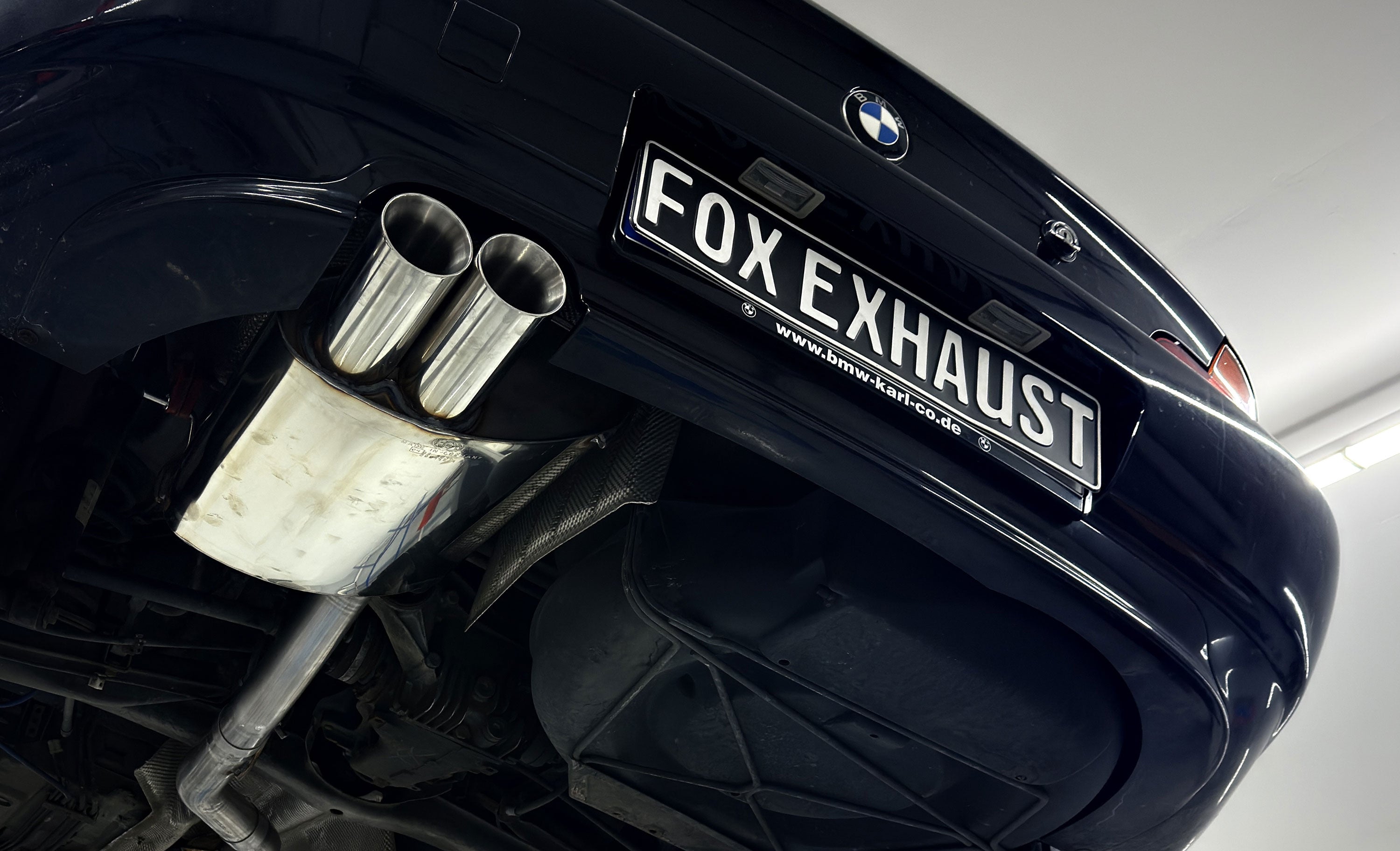 Fox passend fürBMW Z3 Roadster & Coupe - E36 Endschalldämpfer - 2x80 Typ 24