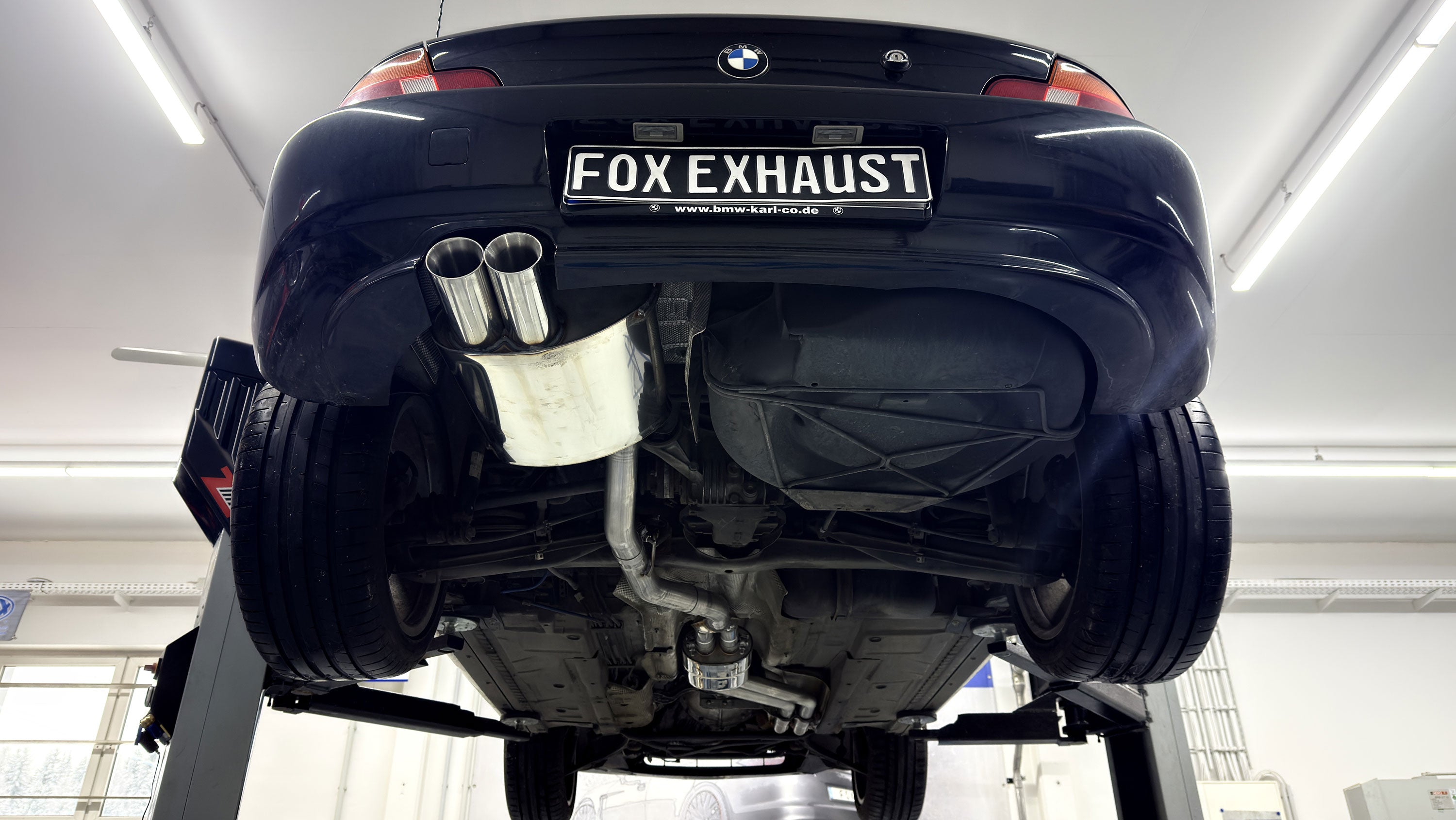 Fox passend fürBMW Z3 Roadster & Coupe - E36 End- und Vorschalldämpfer - 2x80 Typ 24