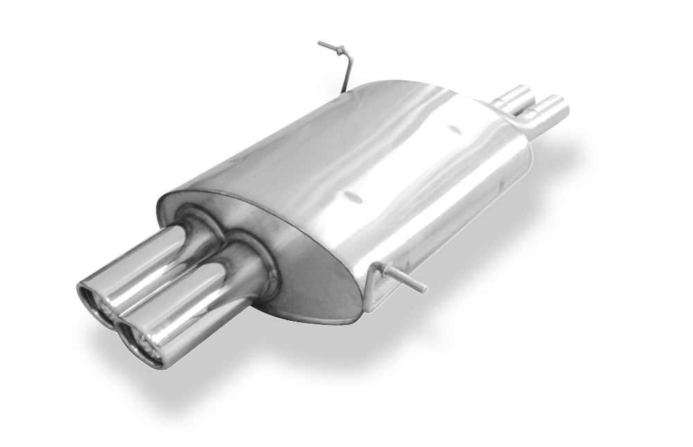 Fox passend fürBMW Z3/ Z3 Coupe 3,0l Endschalldämpfer - 2x80 Typ 17