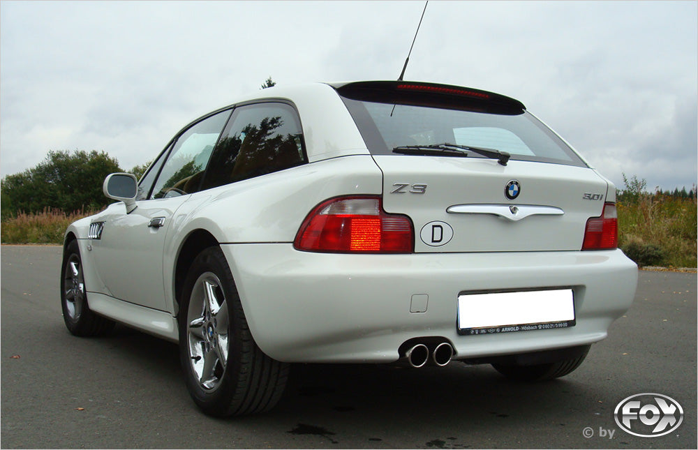 Fox passend für BMW Z3/ Z3 Coupe 3,0l Endschalldämpfer - 2x80 Typ 17