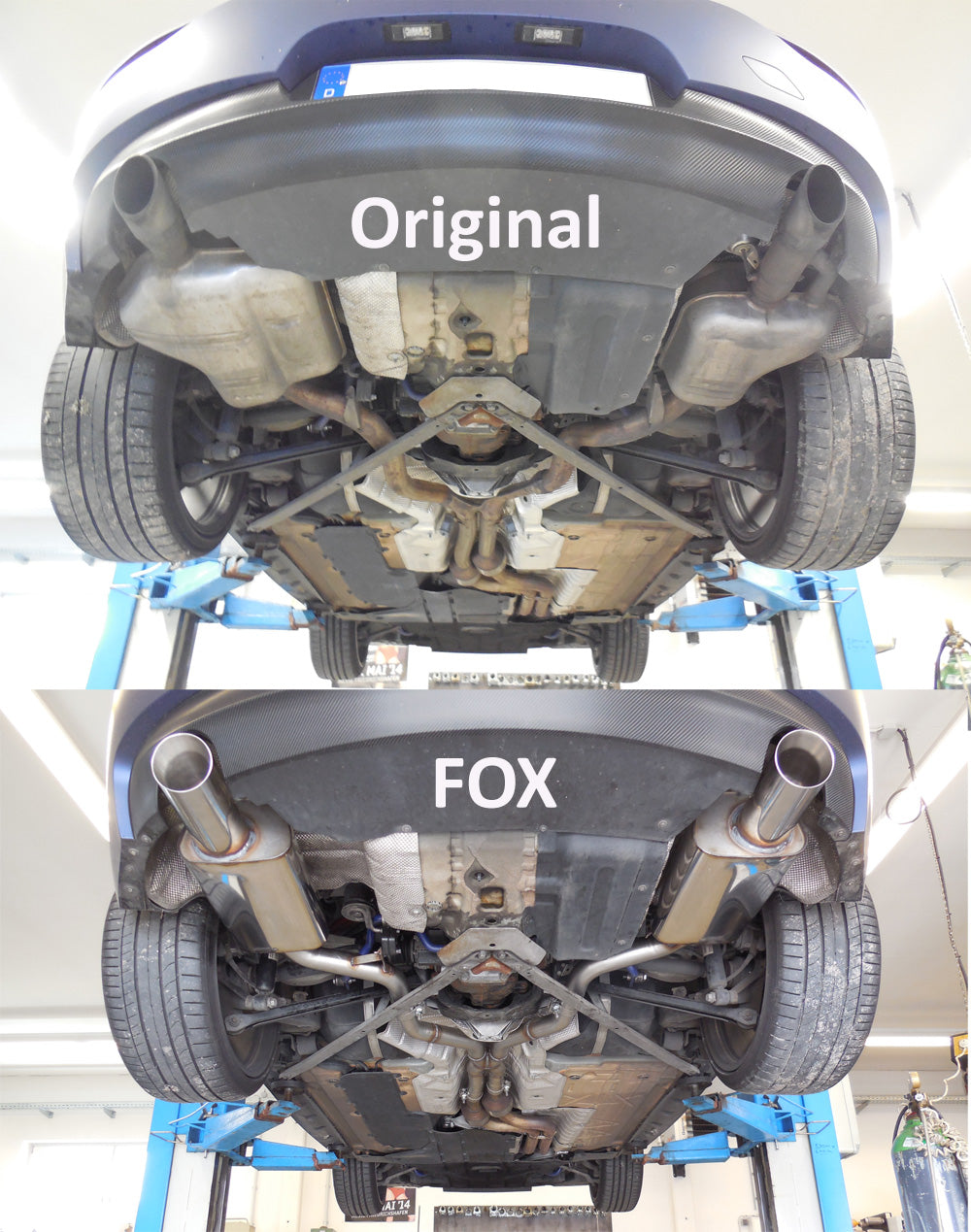 Fox passend fürBMW Z4 E89 - sDrive 35i Endschalldämpfer rechts/links - 1x100 Typ 25 rechts/links