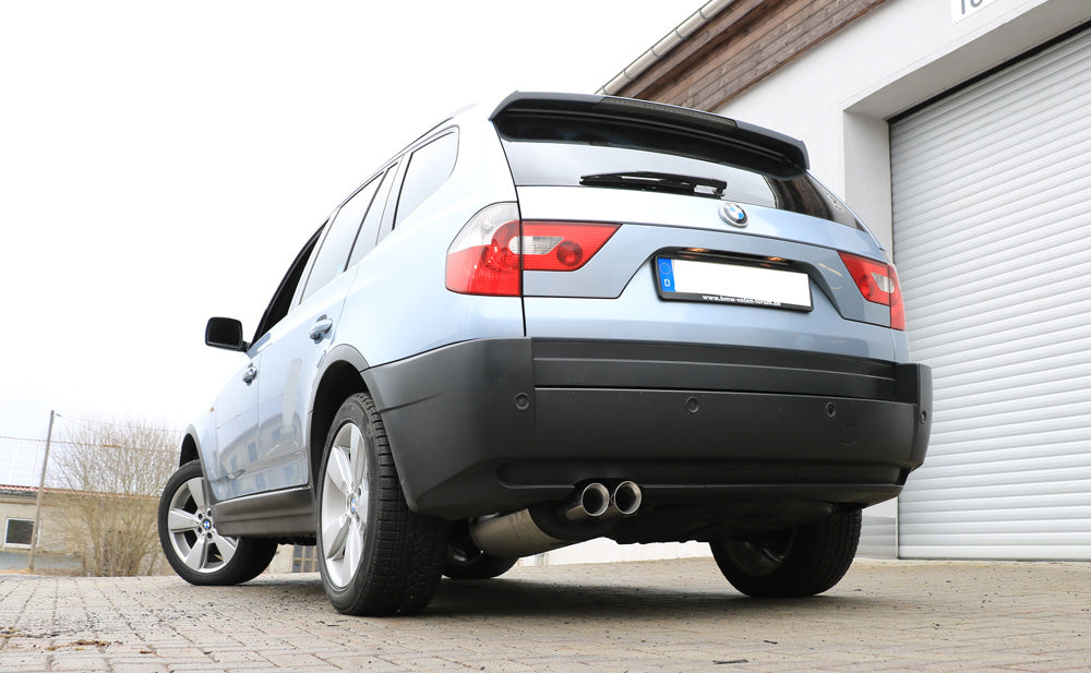 Fox passend fürBMW X3 - X53 Endschalldämpfer auf original Vorschalldämpfer - 2x80 Typ 25