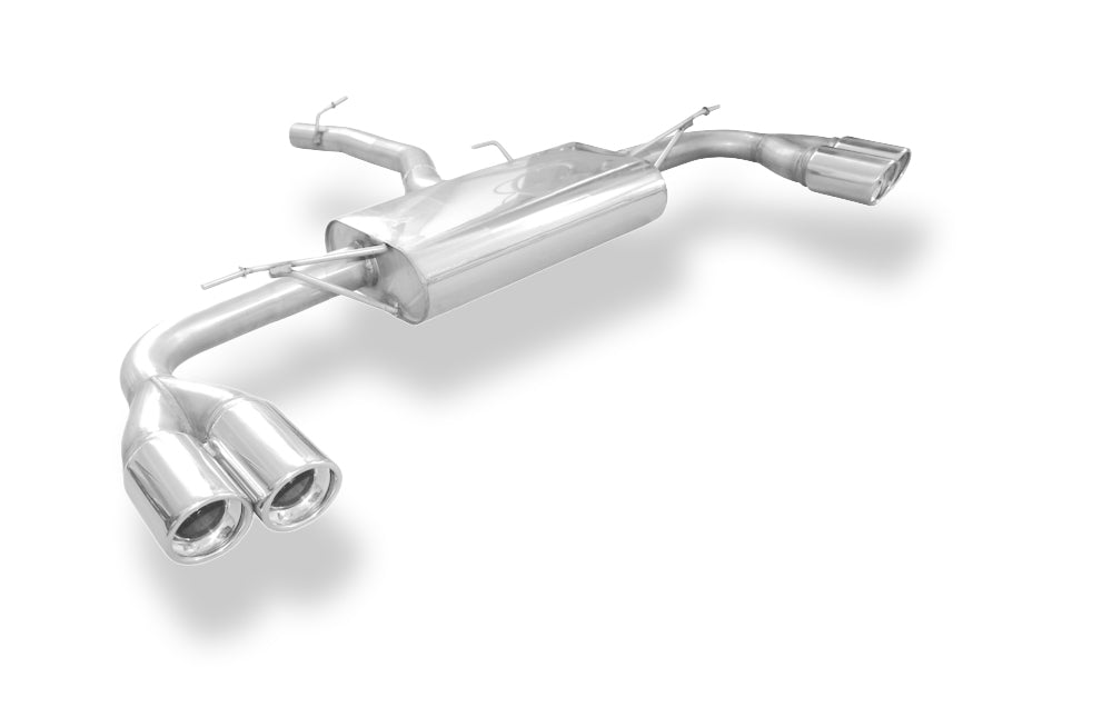 Fox passend fürBMW X3 F25 Endschalldämpfer quer Ausgang rechts/links - 2x90 Typ 17 rechts/links